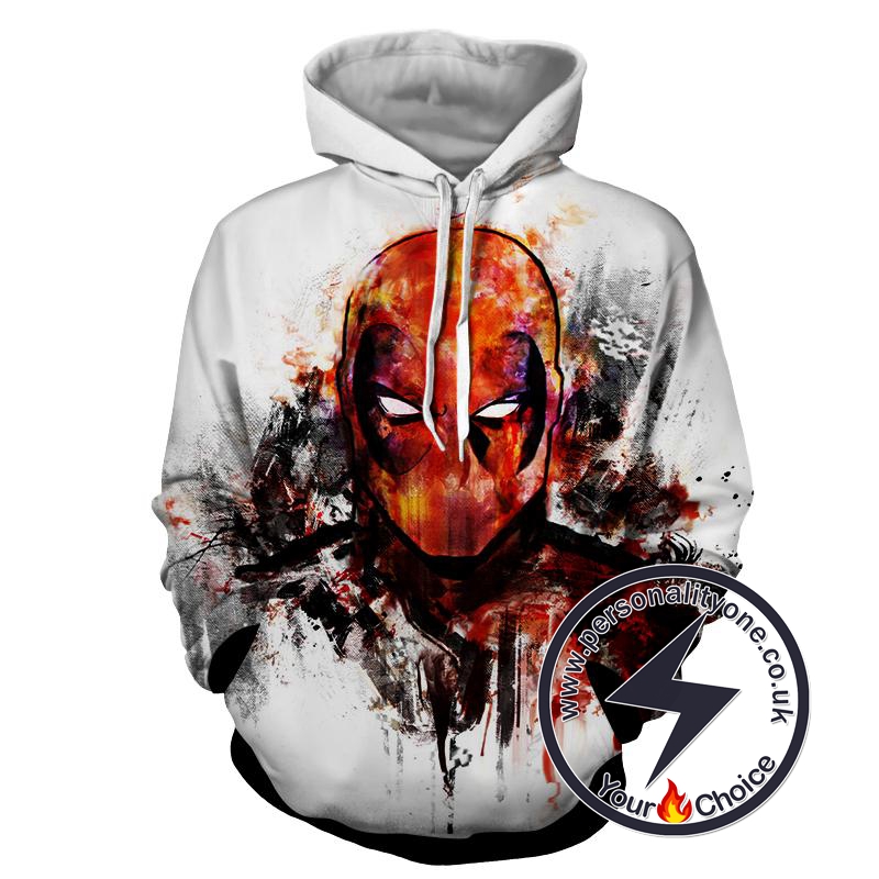 Angry Deadpool - Deadpool 3D - Hoodies